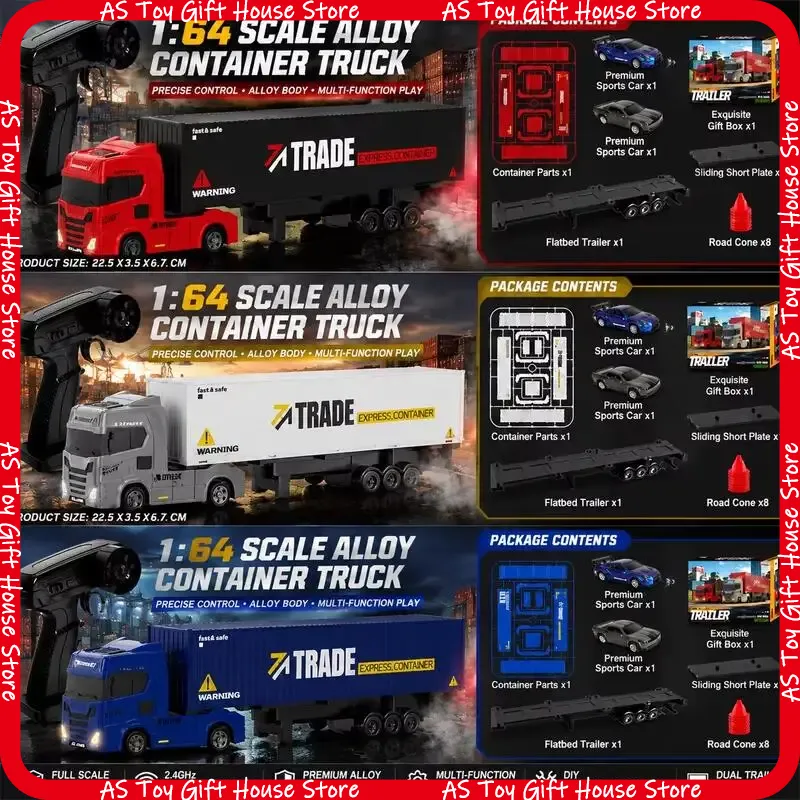 Rtr 1 64 Scale Rc Trailer Truc - огляд і ціна Hobby Rc Van