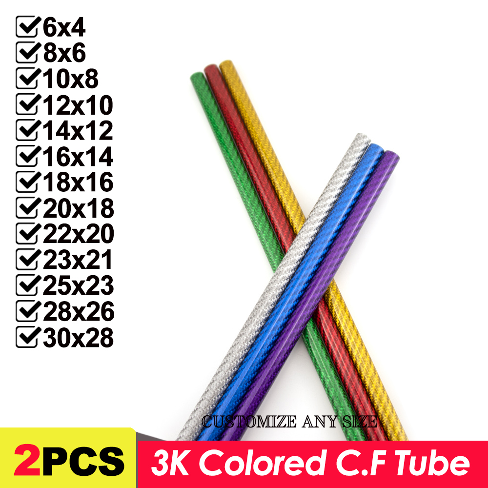 2PCS Carbon Fiber Colored Tube - огляд і ціна Rc Hobby Youtube