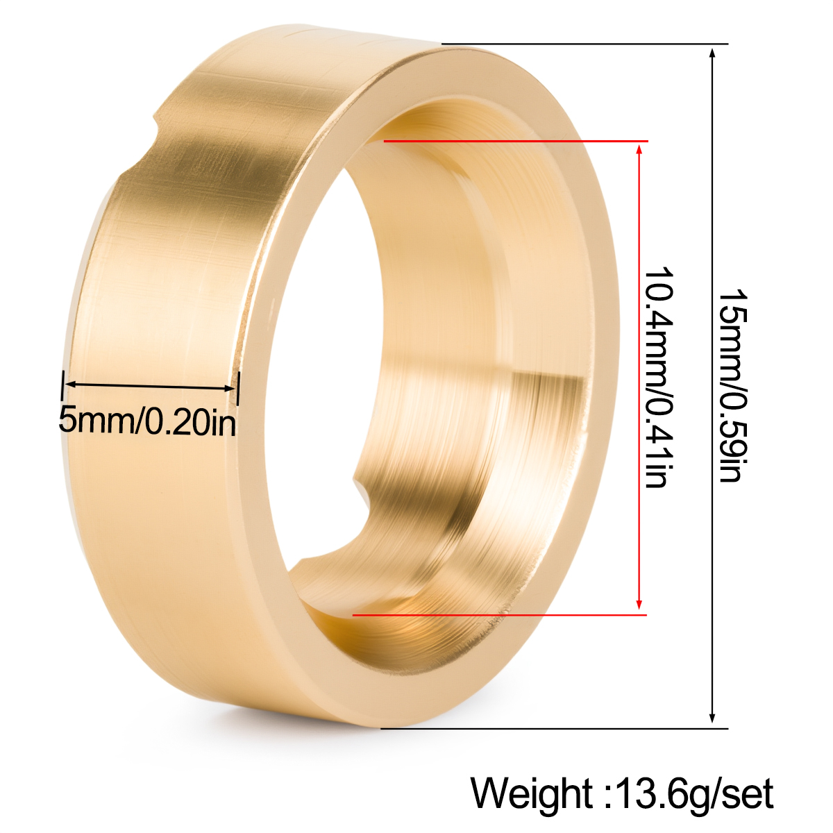 4Pcs Brass Wheel Weights Fit 0 - огляд і ціна Rc Crawler 4X4