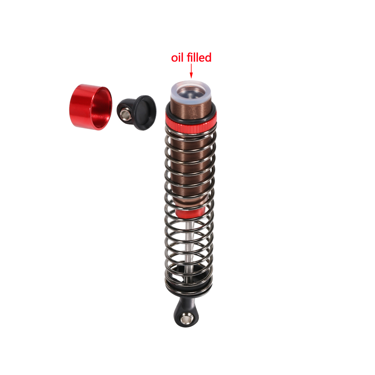 4Pcs Adjustable Oil Filled Sho - огляд і ціна Rc Crawler 4X4