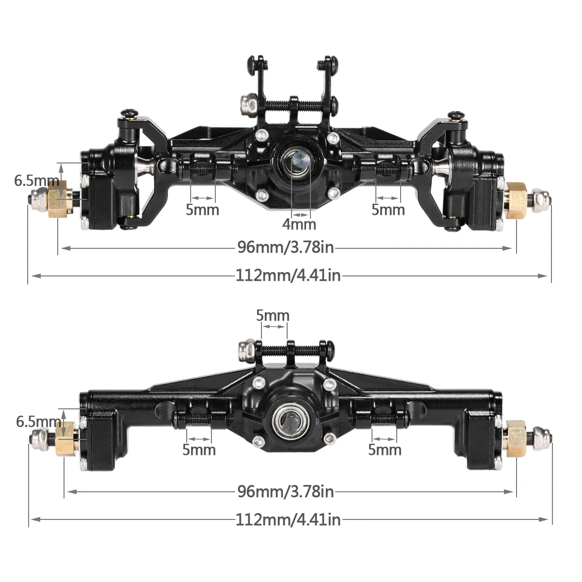 TRX4M Aluminum Front Rear Port - огляд і ціна Rc Crawler 4X4
