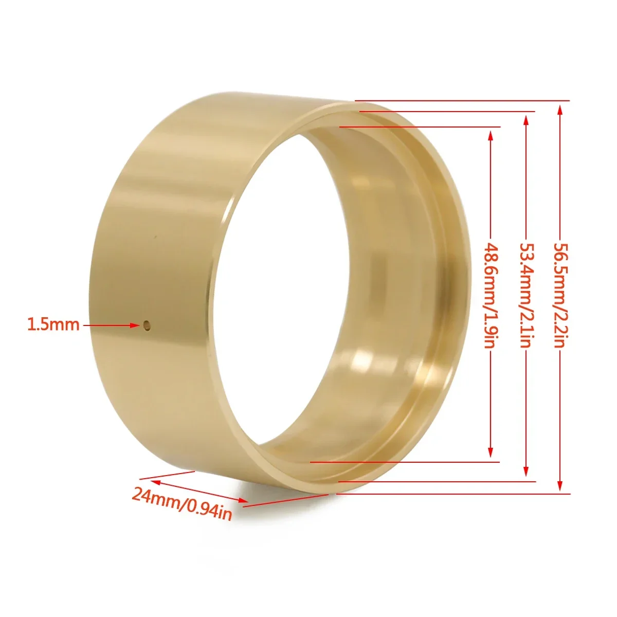 95g Brass 1.9 Inch Beadlock Wh - огляд і ціна Rc Crawler 4X4